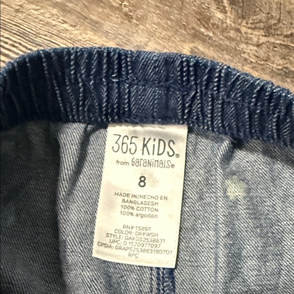 Kids Denim Shorts with Heart and Cherry Designs - Picture 16 of 16